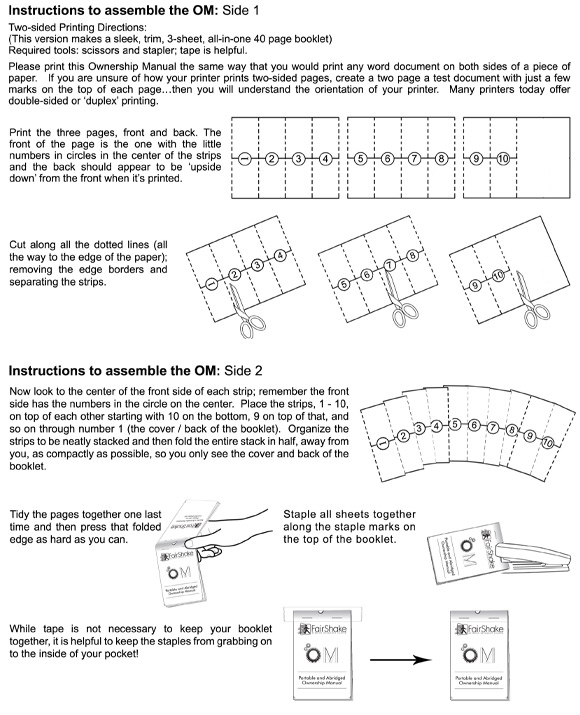 instructions