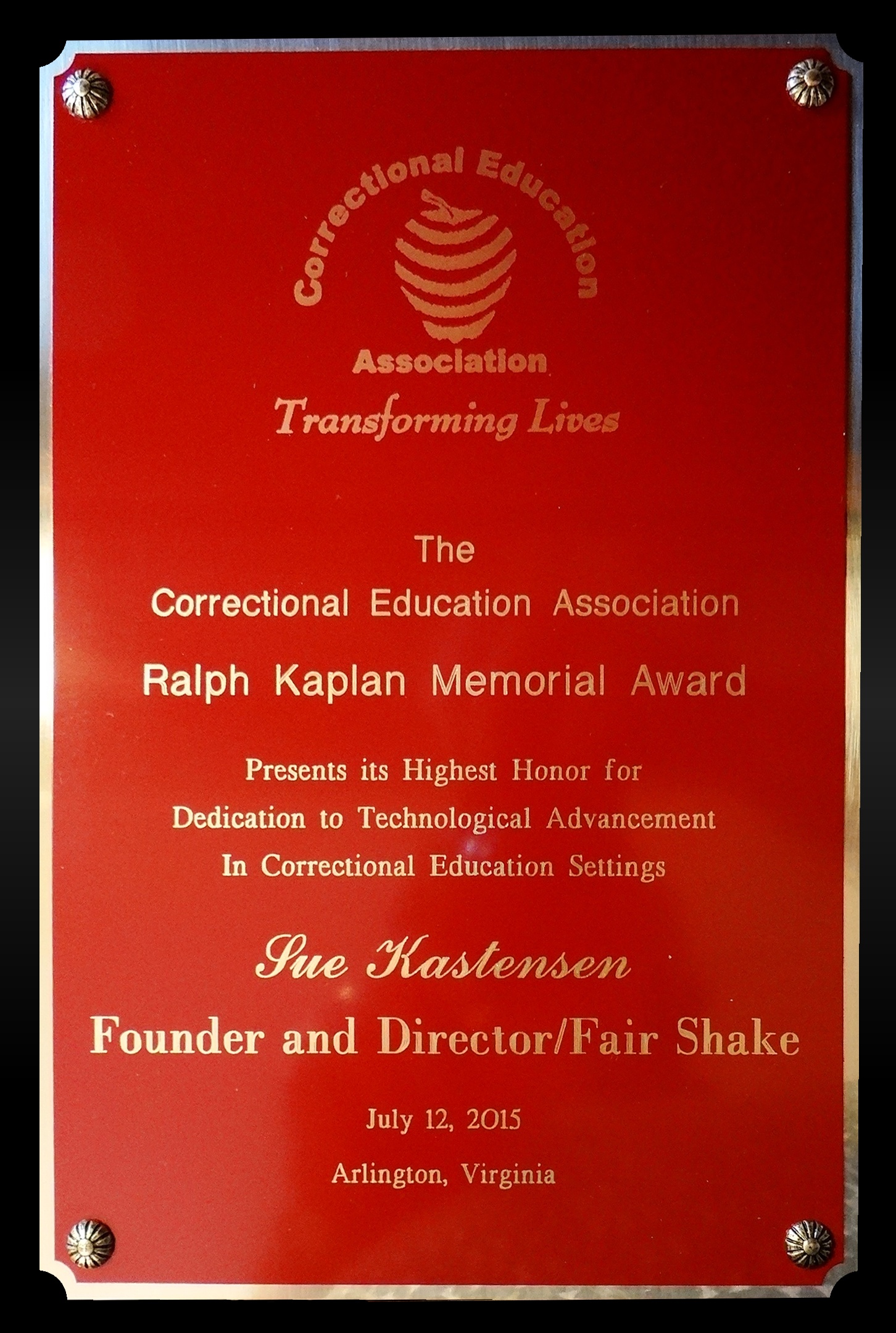 Kaplan award